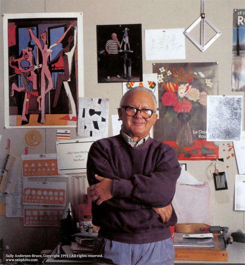 Retrato de Paul Rand